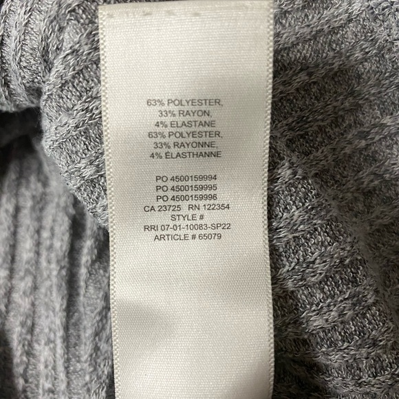 WILFRED FREE CROPPED CREW SWEATER XS GRAY - Picture 4 of 4